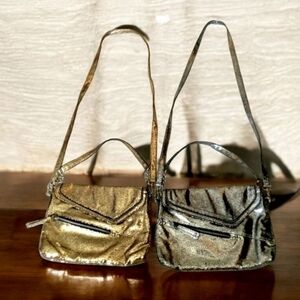 UK style French Crossbody bags gold silver silver bundle (2) pie bundle